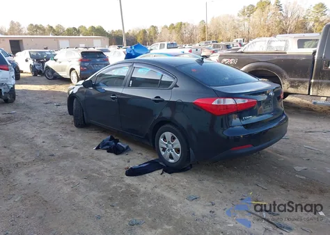 2016 Kia Forte Lx из США, поврежденный, VIN KNAFK4A60G5539890